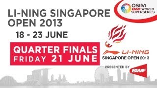 QF - MS - Boonsak Ponsana vs Chong Wei Feng - 2013 Li-Ning Singapore Open