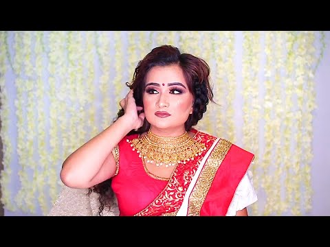 ASIAN BRIDAL HAIR AND MAKEUP| GENDA POOL LOOK (featuring TIARUSSELLDICKER) | sharamakeupartist