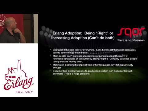 Erlang Factory SF 2015 - Brian Wilhite & Noah Gift - DIY Using Erlang at a SF Startup From Day 1