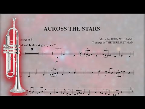 Across the Stars - Bb Trumpet Sheet Music