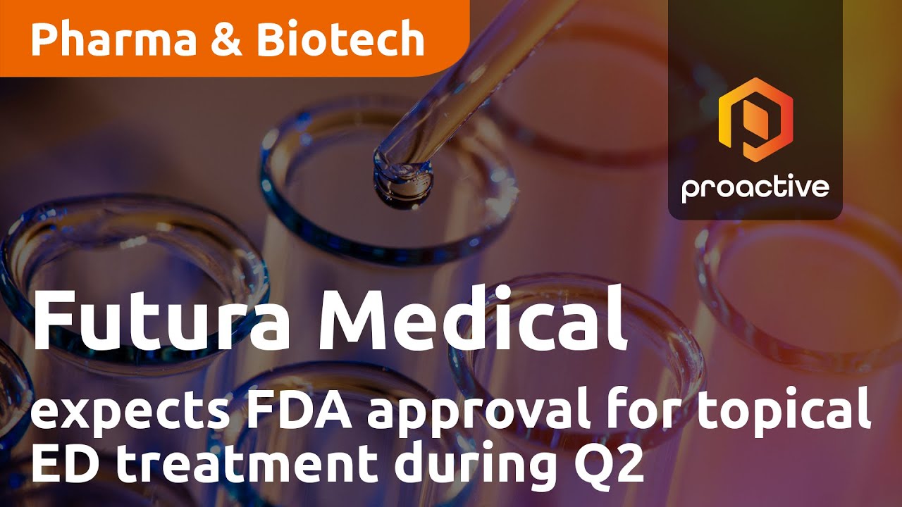 Futura Medical expects FDA approval for topical ED treatment during Q2