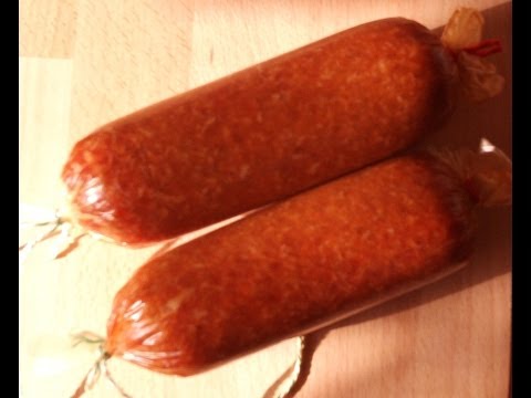 Braunschweiger Mettwurst Wurst selber machen
