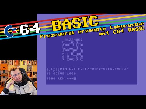 So kannst Du Zufallslabyrinthe erzeugen - Ein Spiel in C64 Basic programmieren 0010
