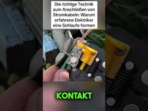 Die richtige Technik zum Anschließen von Stromkabeln