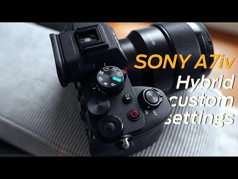 Sony A7iv  hybrid Custom button settings // Great for shooting photography and cinematic video.