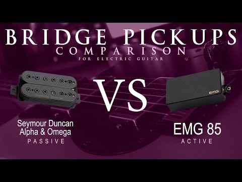 Seymour Duncan ALPHA & OMEGA vs EMG 85 - Bridge Pickup Guitar Tone Comparison Demo