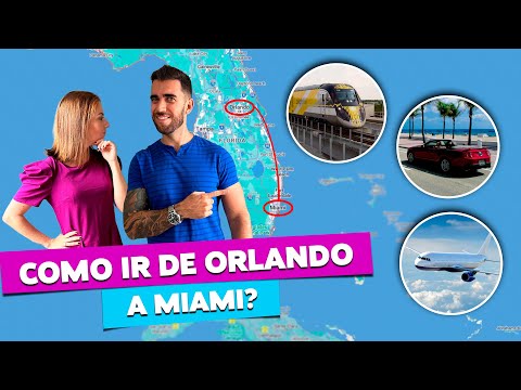 COMO IR DE ORLANDO A MIAMI! Trem, avião ou carro?