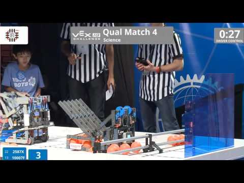 VEX Worlds 2016 - VEXIQ Middle School - Science - Qual 4 (2587X 10007F) 17