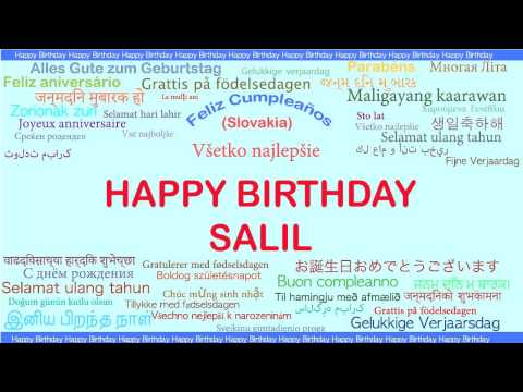 Salil   Languages Idiomas - Happy Birthday