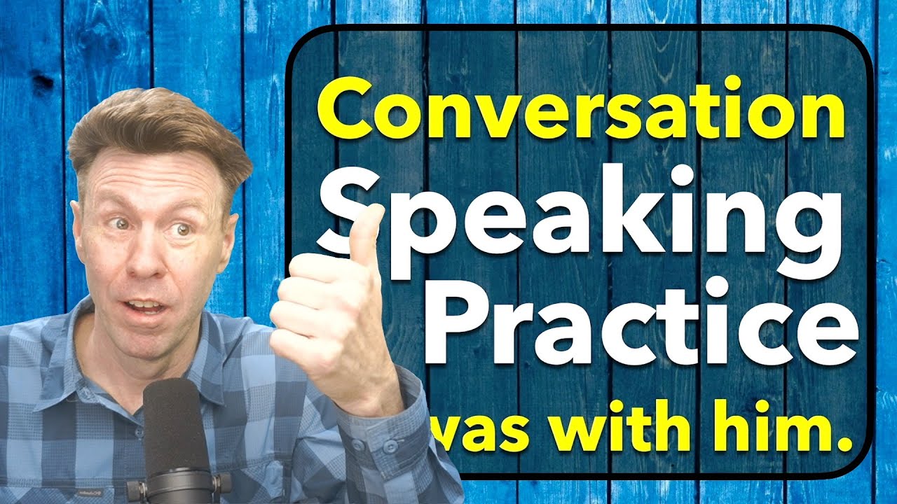 English Speaking Practice with a CONVERSATION Repeat-After-Me