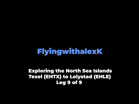 VFR Flight vlog - North Sea Islands tour - Texel to Lelystad in a Diamond DA40 with ATC leg 9/9