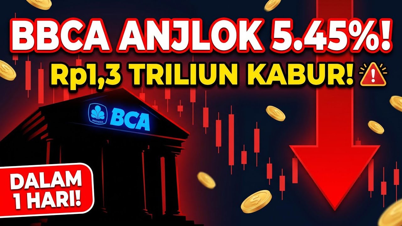 Kenapa Saham BBCA Anjlok 5.45% dalam 1 Hari? Ini Biang Keladinya!
