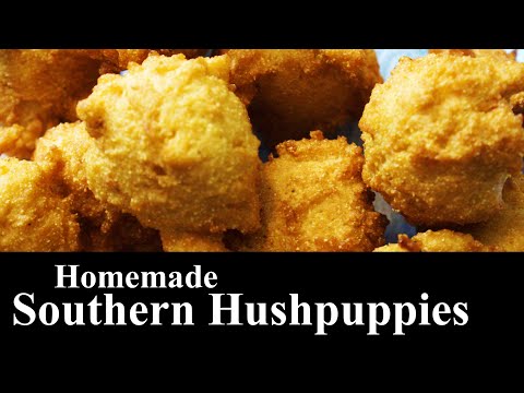 Southern Hushpuppies | Seafood Side | HUSH PUPPY | Southern Fried Food | Southern Mountain Kitchen