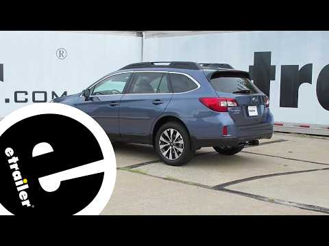 etrailer | Setting up the Curt Trailer Hitch Receiver on a 2017 Subaru Outback Wagon
