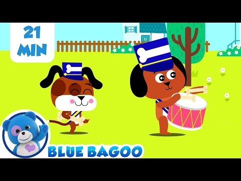 The Puppies Go Marching and More | Blue Bagoo Compilation