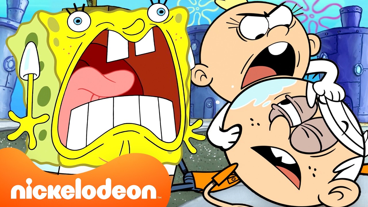 SpongeBob, Loud House & Patrick | 1 Jam Penuh Kekacauan 🤣 | Nickelodeon Bahasa