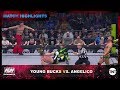 Angelico Faces Off The Young Bucks And Kenny Omega Until Chaos Breaks Loose In The AEW Ring