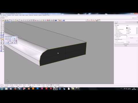 Rhino Lezione 14 - Ricostruire Superfici Fillet