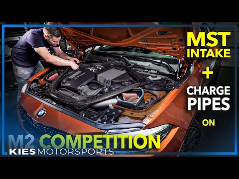 F87 M2 Competition Charge Pipe and MST Intake Install! It has under 500 miles!