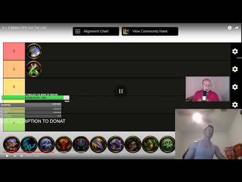 9.1.5 Melee Dps Tier List #Worldofwarcraft