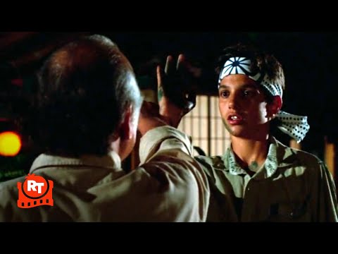 The Karate Kid (1984) - The Lessons Come Together Scene | Movieclips