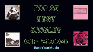 Top 25 Best Singles of 2004 (from RateYourMusic)