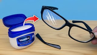 Just do one thing and the scratches on your glasses disappear immediately