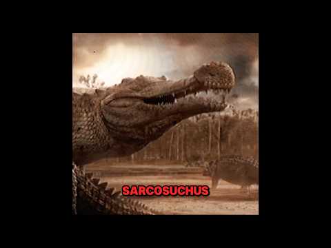 Croc’s were way bigger and scarier in the past… #crocodile #deinosuchus #sarcosuchus #prehistoric