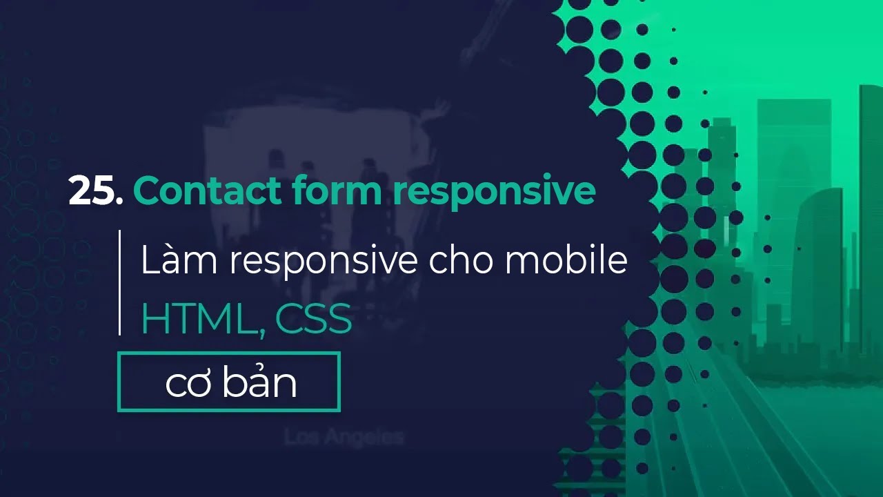25. Contact form responsive