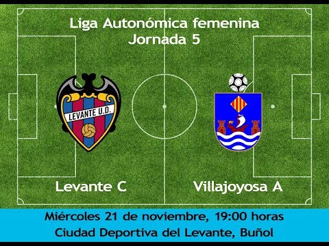 Liga Autonómica, jornada 5.  Levante C 3 - 0 Villajoyosa A (partido íntegro). 21-11-2018