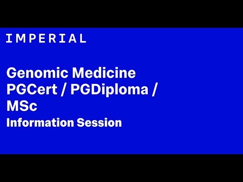 Genomic Medicine Postgraduate Study Information Session
