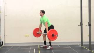 119. Barbell Hang Snatch (Below Knee)