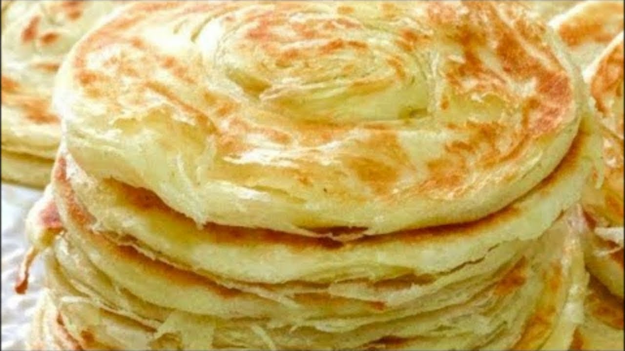 Flour Flour and boiling water. I will NOT get tired of making them.