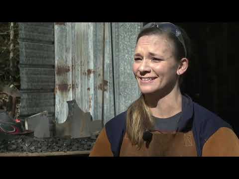 Made in Our Hometown   Harrison woman turns welding skills into art creations