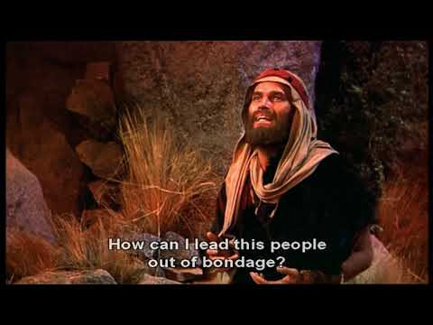 The Ten Commandments - Moses - Burning Bush Scene
