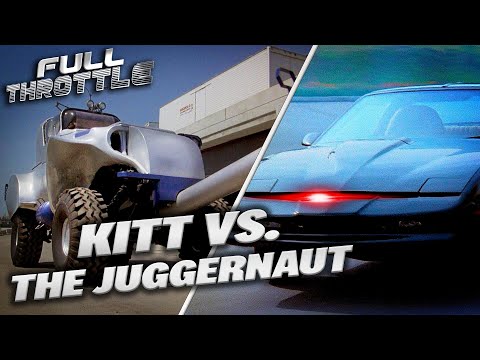 KITT vs. The Juggernaut | Knight Rider (TV Series) | Full Throttle