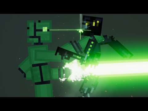 Biodroids Fight Each Other In People Playground