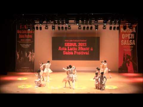 2013Asia Latin Music & Salsa Festival Korea open salsa championships 펠리스다 ( 안무 춤의문 노랑강사)