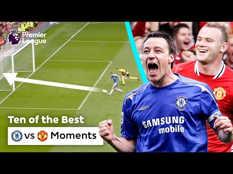 10 NOSTALGIC Man Utd vs Chelsea moments