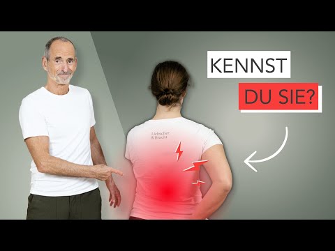 ❌ Diese Übungen muss jeder mit Bandscheibenvorfall kennen! ❌
