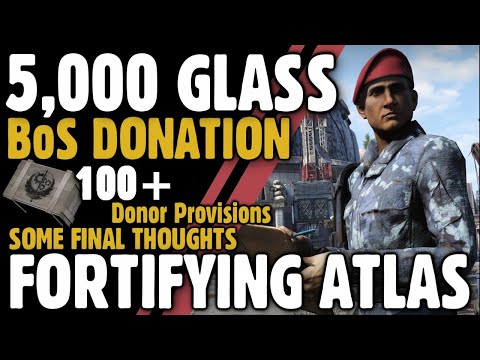 Fallout 76 – Donate 5,000 Glass Fortifying Atlas – Brotherhood of Steel Introduction