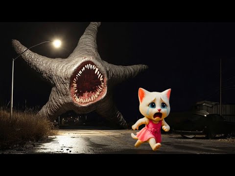 🔥 Hungry Star vs Monster Cat 😱 The Horrifying Battle! | Epic Animated Story.  #mamacat #CutestCat