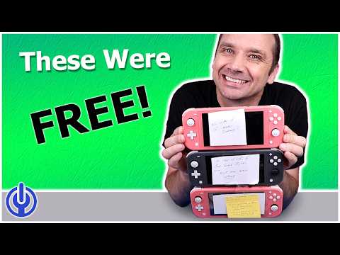 A Viewer Donated 3 BROKEN Switch Lites - But Can I Fix Them?!