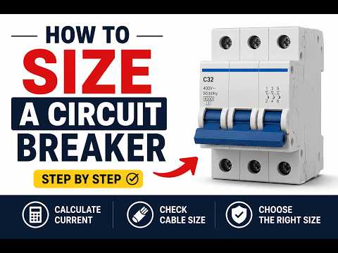 How to size a circuit breaker | Complete Beginner's Guide