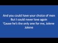 Jolene - Miley Cyrus: Instrumental Backing - with Lyrics