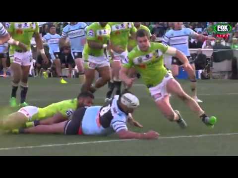 NRL 2015 Round 19 - Raiders Vs Sharks Highlights
