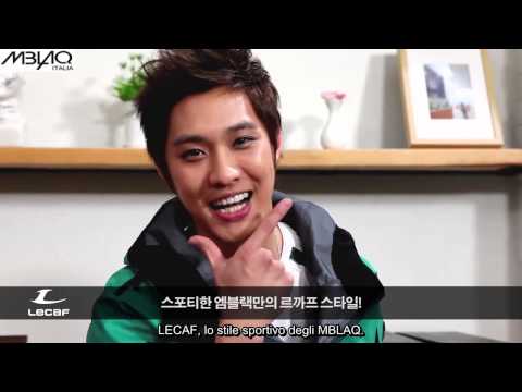 100113 [SUBITA] MBLAQ per LECAF - Video di saluti