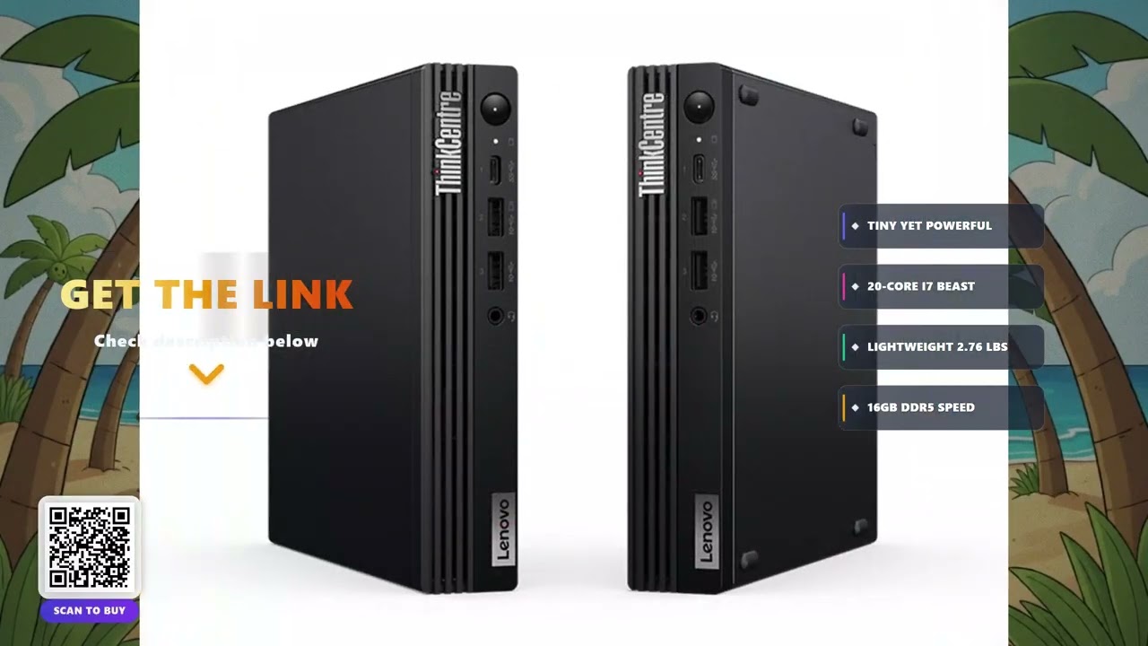 Lenovo ThinkCentre M70q Gen 5 Review: Tiny Powerhouse for Business & Creators review video