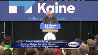 Sanders urges voters to head to polls on Election Day