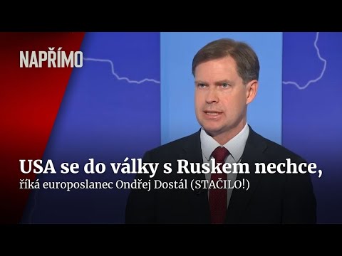 Dostál: Rusko je neporazitelné. USA se do války nechce a Evropa na to nemá | Napřímo